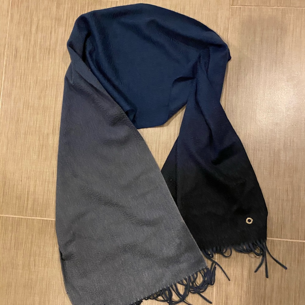 Two tone cashmere scarf